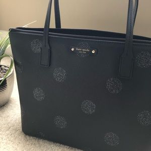 Like NEW kate spade black tote